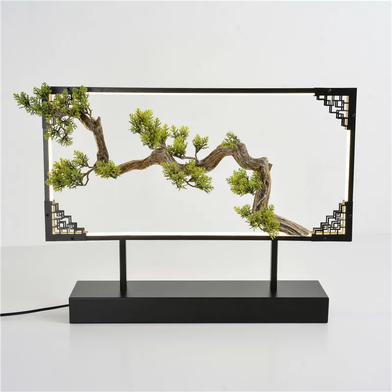 Настольная лампа OUFULA из смолы Современная Офисная креативная декоративная