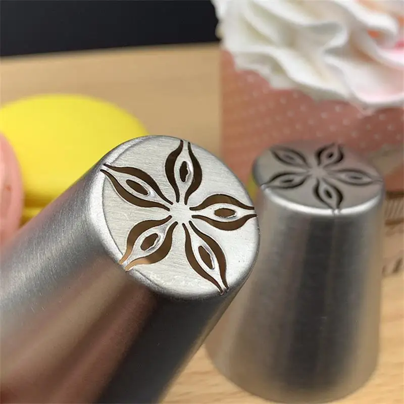 Нержавеющая сталь русские наконечники для выпечки крема сопло обледенения