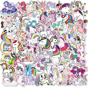 50100pcs kawaii unicorn cartoon animal graffiti stickers laptop guitar luggage phone office water bottle sticker decal kid toy free global shipping