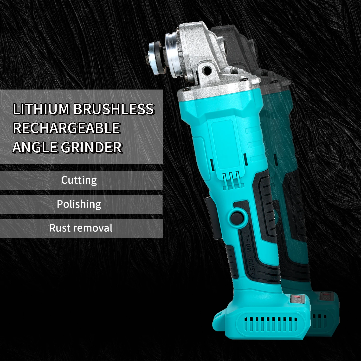 

Angle Grinder Lithium Electric Brushless Rechargeable Electric Angle Grinder Household Polishing Machine Angular Grinder
