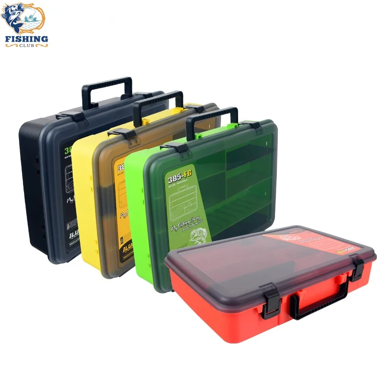 

2021 New Fishing Accessories Single-layer Luya Bait Box Four-color Optional Multi-layer Inserting Bait Box