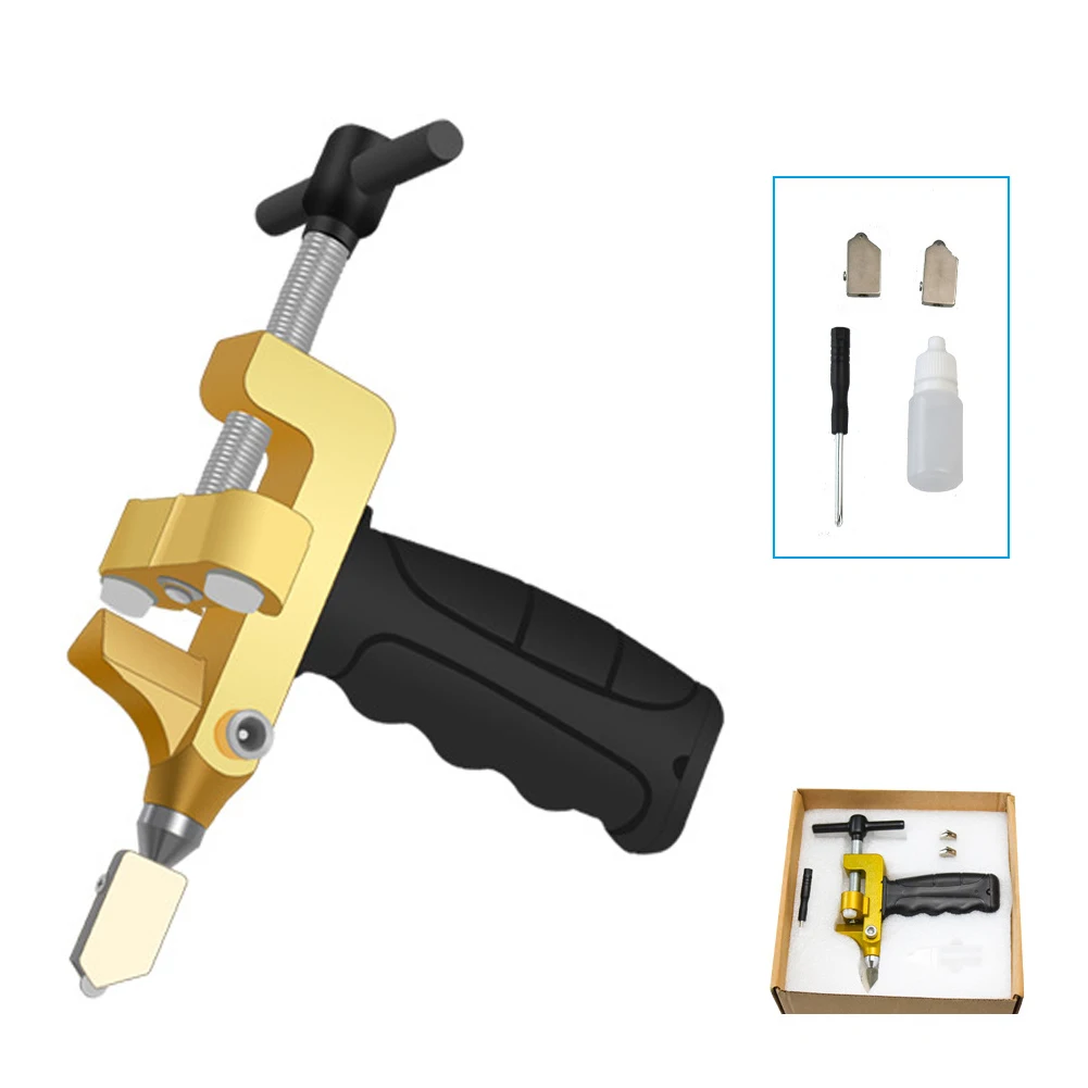 2 in 1 Handheld Multifunctional Manual Glass Cutter Ceramic Tile Opener DIY Divider Diamond Tile Ceramic Cutting Hand Tools