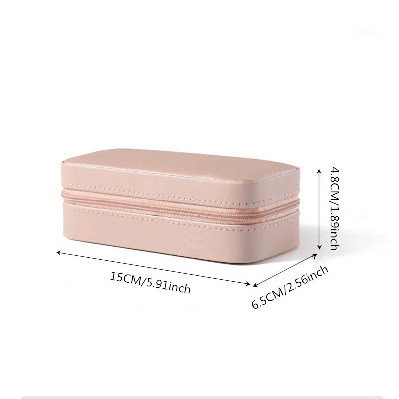 Portable Jewelry Organizers Women Makeup Necklaces Earrings Bracelet Display Necklaces Ring Bracelet Storage Case Accessories