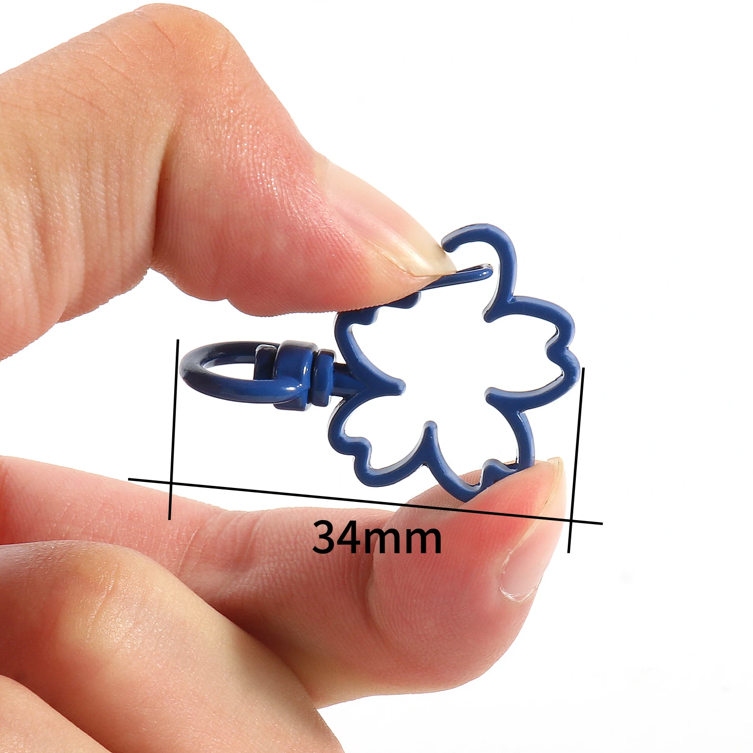 Застежка-карабин металлическая цветная для ключей сделай сам кольца-коннекторы