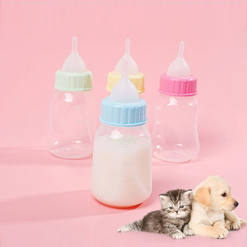 Наборы бутылочек для кормления домашних животных наборы сменные бутылочки кошек