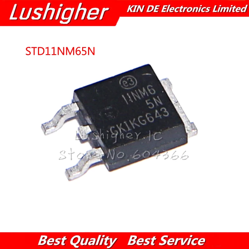

10 шт. STD11NM65N TO-252 11NM65N 11N65 MOS TO252 STD11NM65
