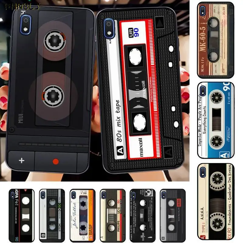 

FHNBLJ Hot Classical Old Cassette Soft black Phone Case for Samsung A10 20s 71 51 10 s 20 30 40 50 70 80 91 A30s 11 31 21