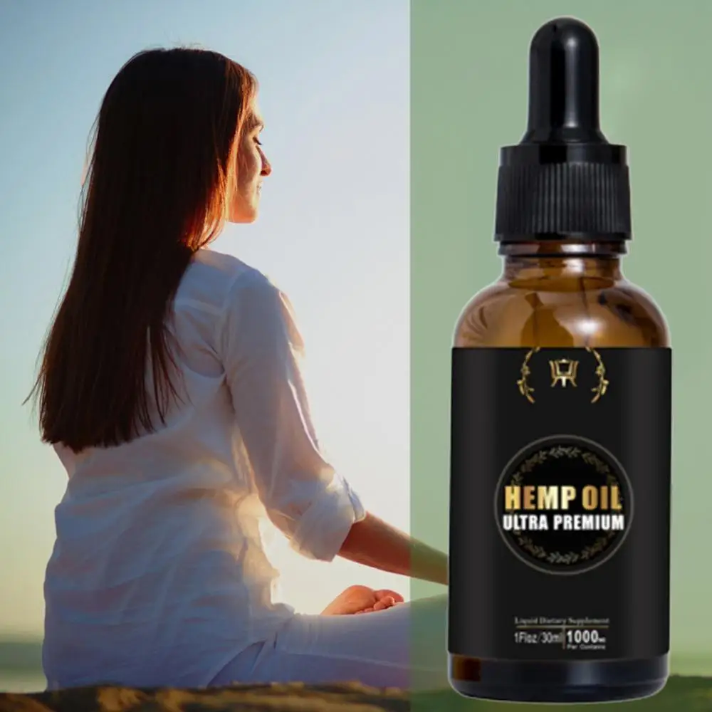 30 мл органическое эфирное масло био-активное конопли капли травяное для снятия