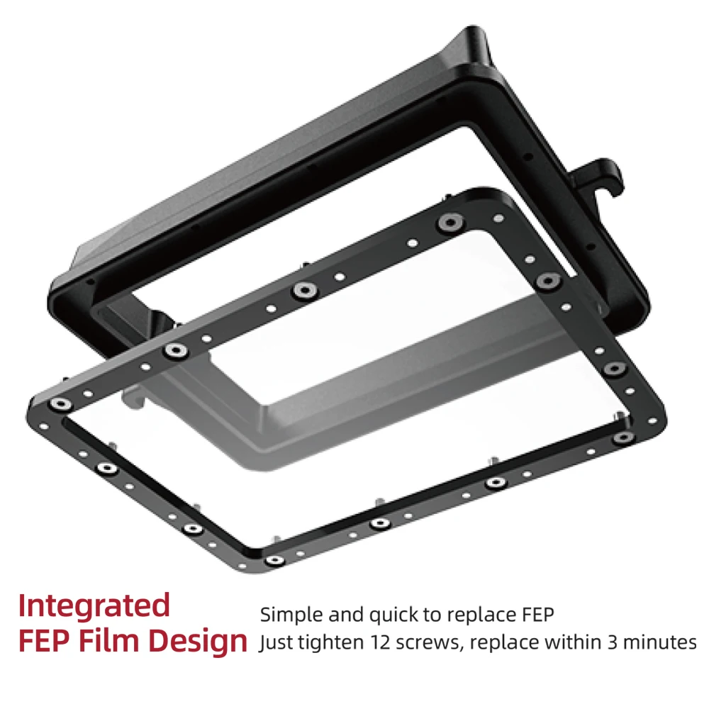 

Voxelab 10PCS LCD 3D Printer Parts FEP Film 0.15mm Thick up to 204C for Proxima 6.0 and Polaris Resin UV Light 3d printer