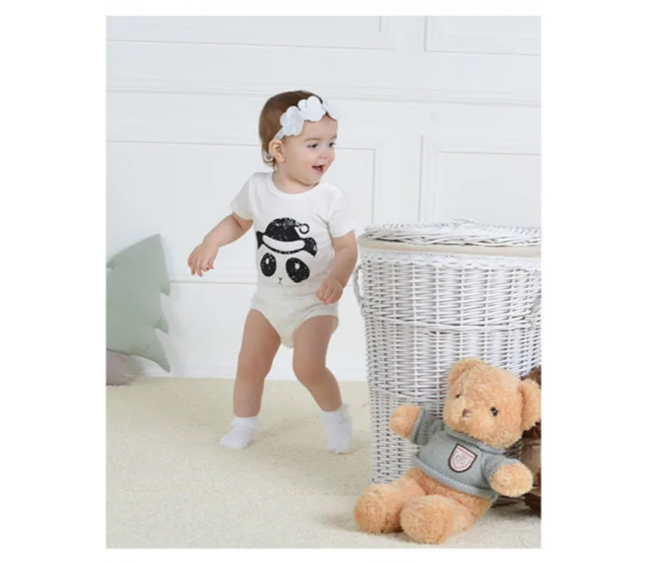 Летняя Милая хлопковая одежда с героями мультфильмов для маленьких мальчиков и