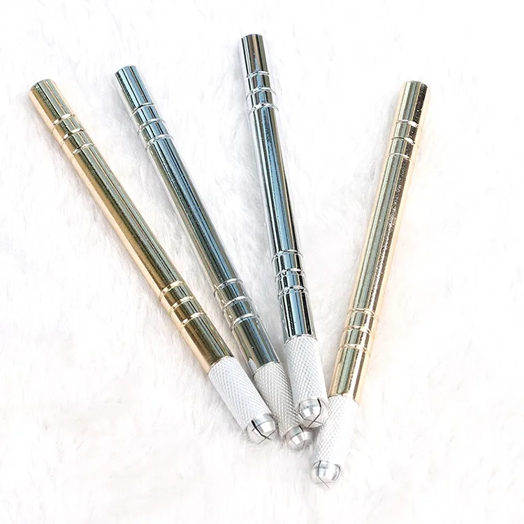 

tattoo permanent Eyebrow Pen Microblading Machine Caneta Classic Manual Eyebrow Tattoo Needle Blade Slot For Permanent Makeup