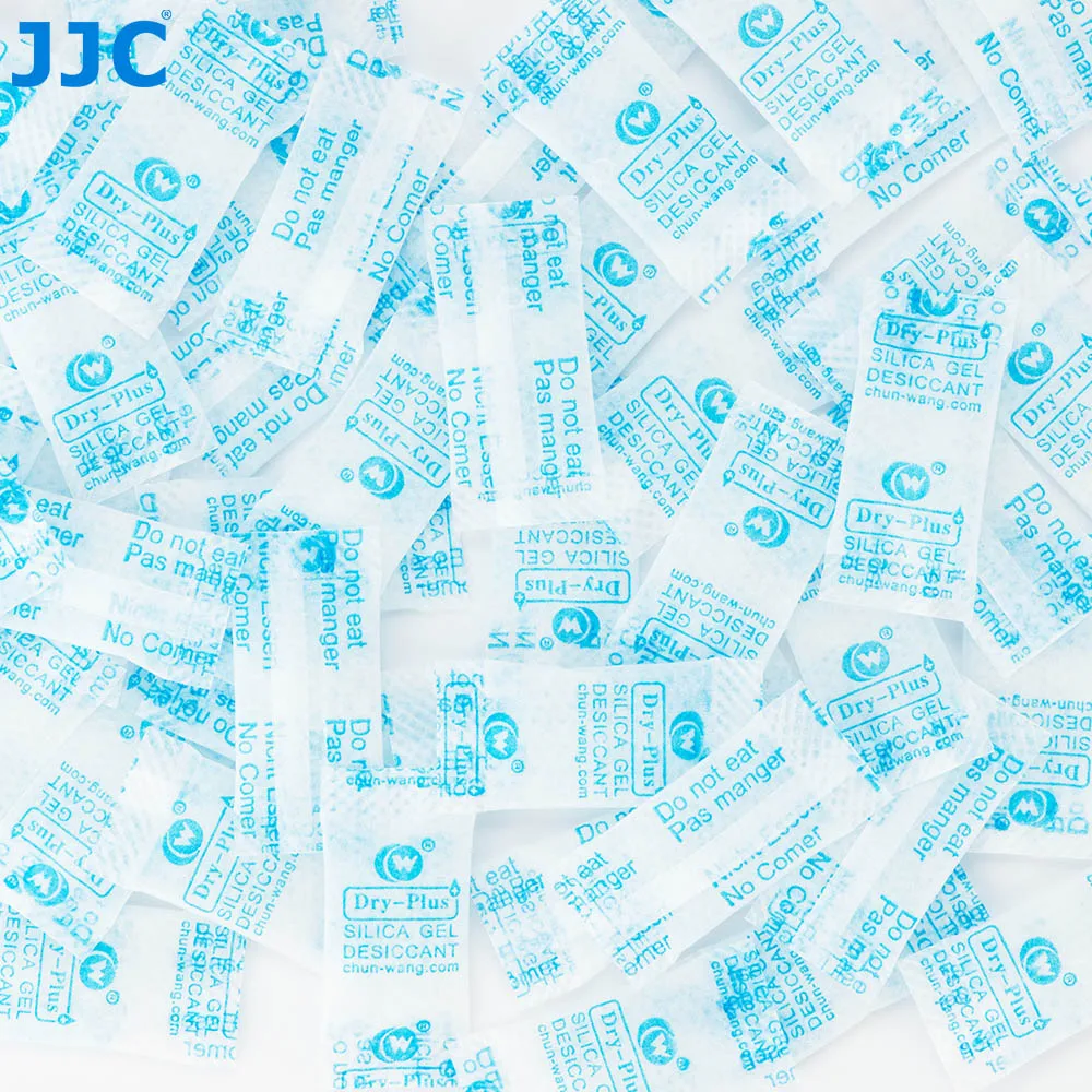 JJC 100 Bags Universal Desiccant Silica Gel Non-toxic Moisture Absorber Sachet for ND Lens Filter Camera Photography Accessories |