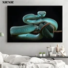 Постер с изображением синей змеи в скандинавском стиле, животное, Картина на холсте, змея, настенное украшение для дома, настенное искусство, картины