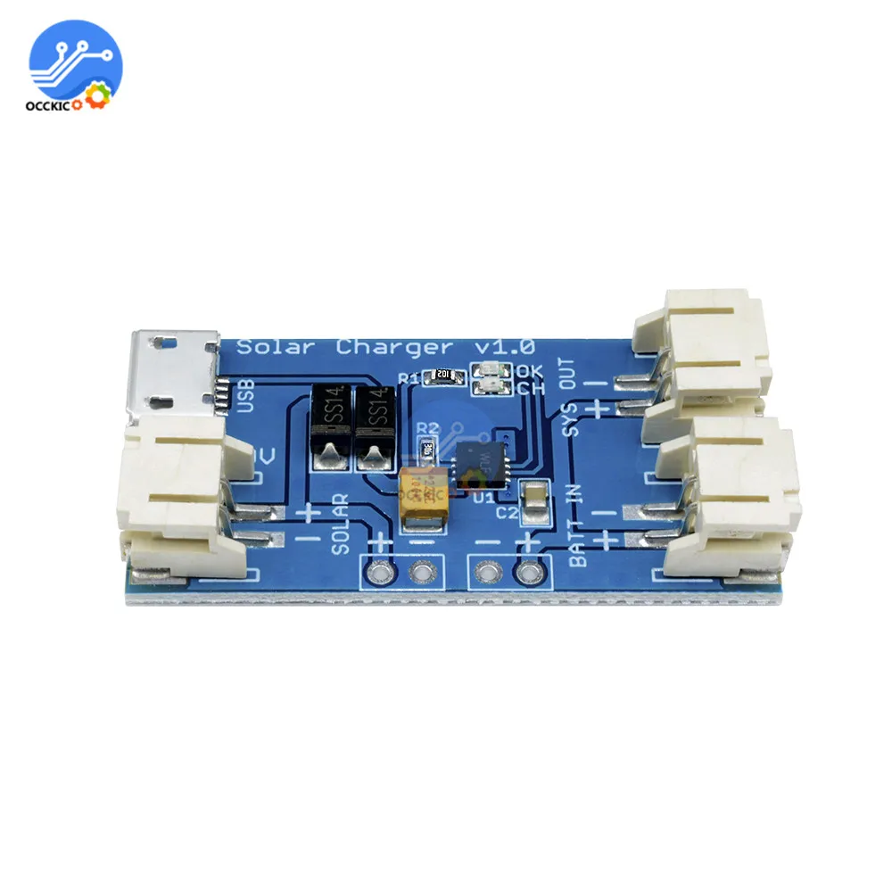 CN3065 Mini USB Solar Lithium Battery Charger Board Module Diy Lipo Li-ion Batteries Protective board | Электроника