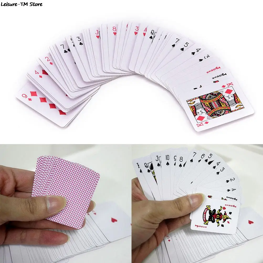

Mini Poker Small Playing Cards Family Game Travel Game 5.3*3.8 Cm