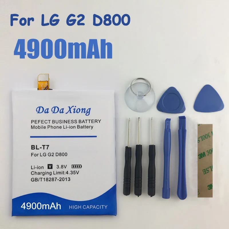 4900 мА/ч BL T7 BLT7 батарея для LG Optimus G2 D800 D802 D801 L 01F LS980 P693 VS9801 VS980 LS980|battery for|battery for lgbl t7 |