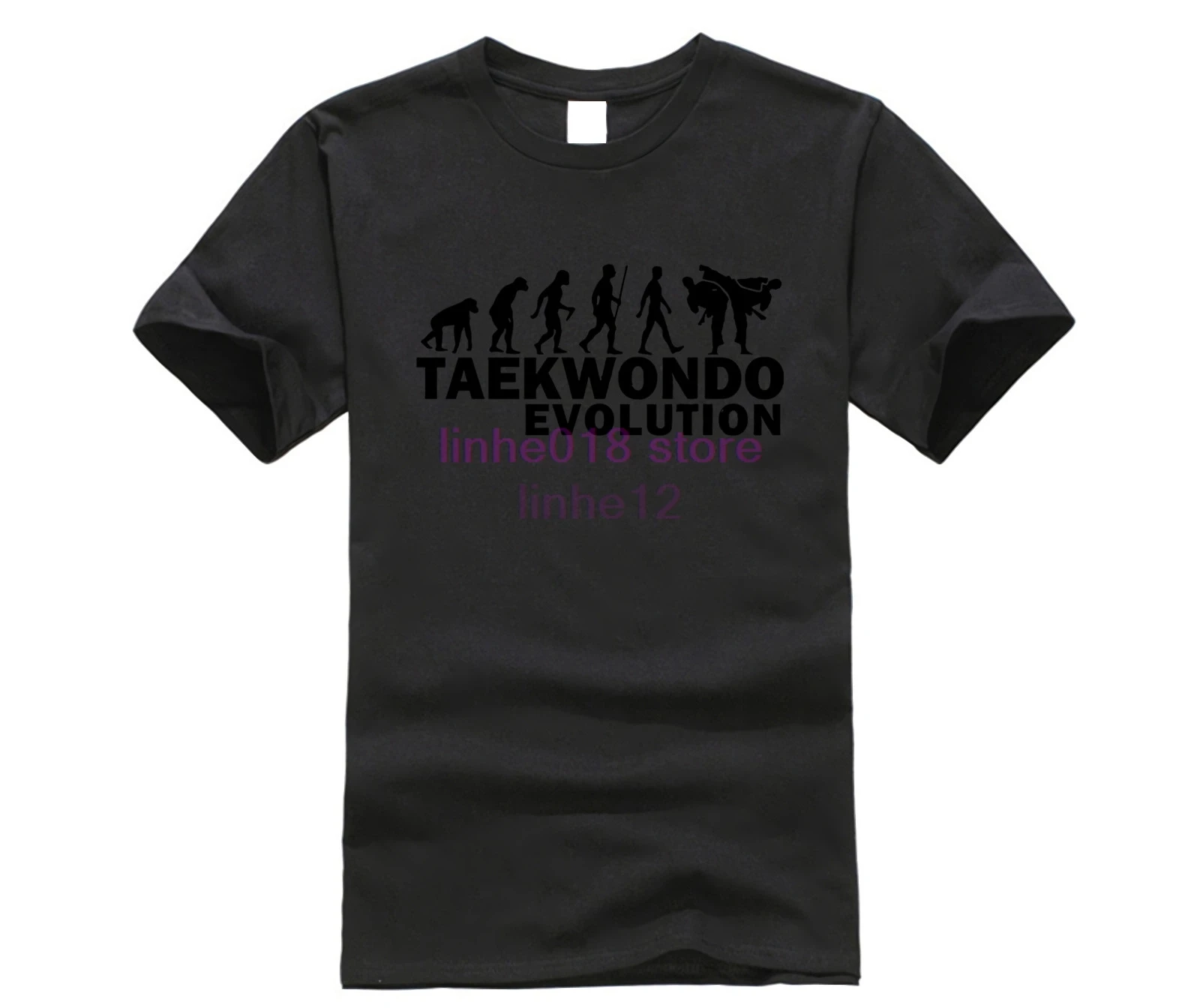 Дизайнерские Забавные футболки для тхэквондо мужские с принтом на заказ базовые