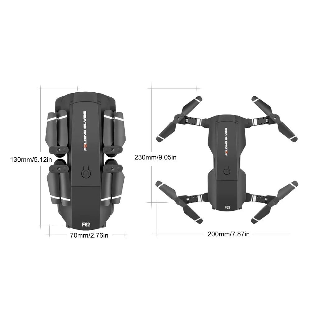 F62 2 4G wifi 0.3MP/4K 16MP HD широкоугольная камера RC сельскохозяйственная Avion Fpv Mobula6 Uav