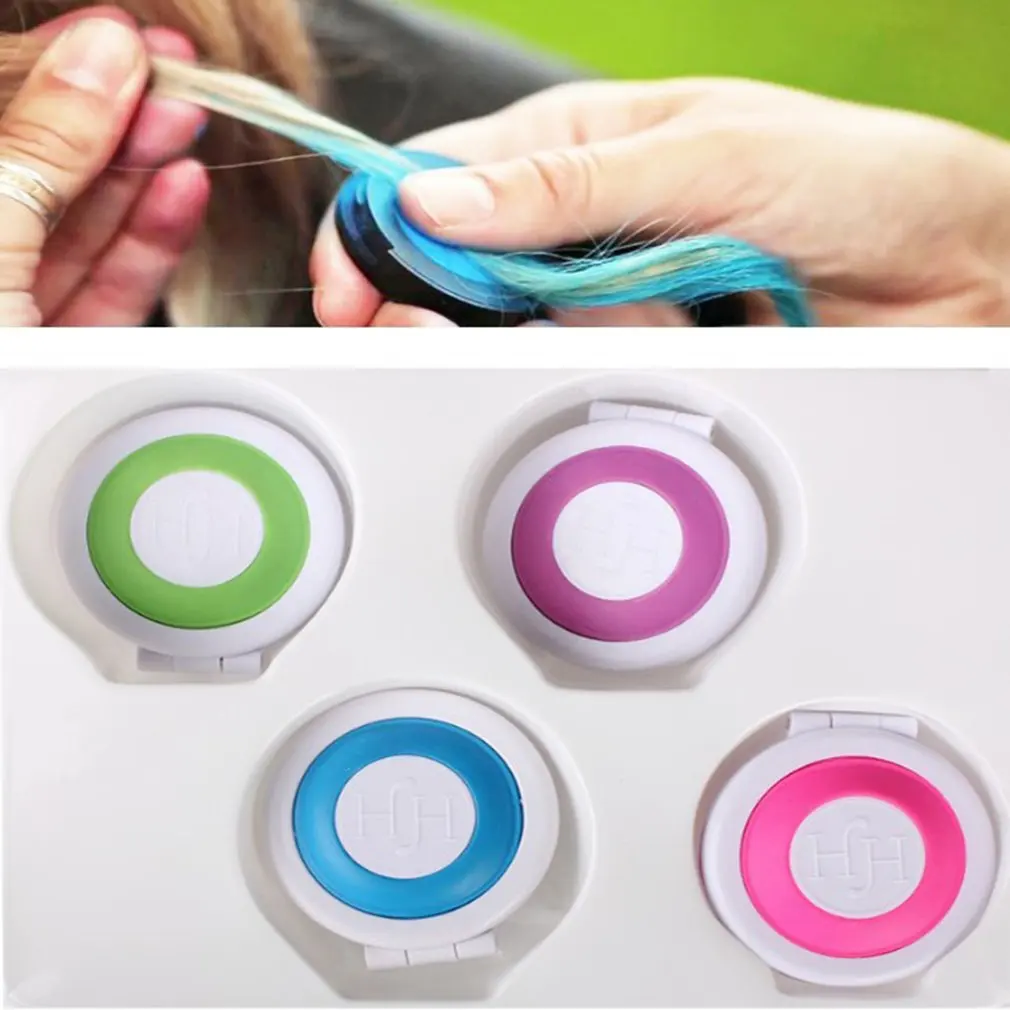 Цветной легко Очищаемый краситель для волос временный Мел порошок мягкий