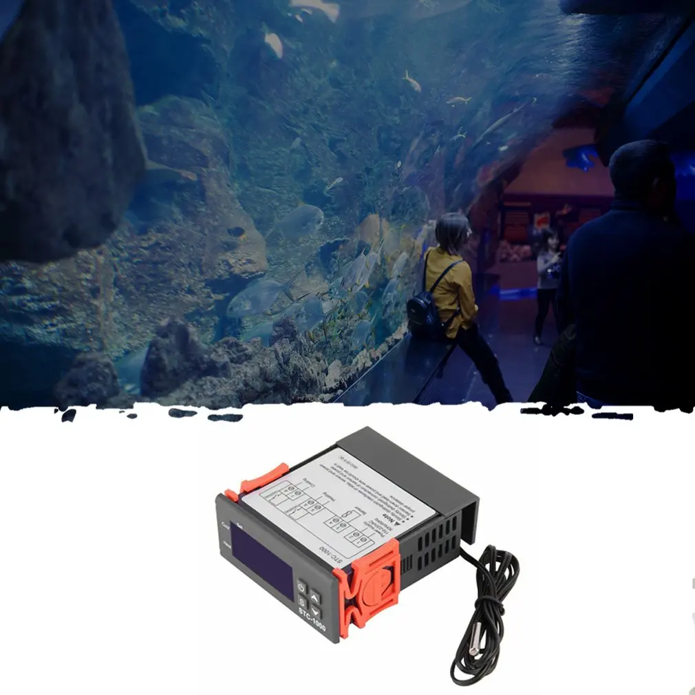 Thermostat stc-1000 ABS Aquarium hatching seafood machine Electronic digital microcomputer temperature controller switch 1 Piece |
