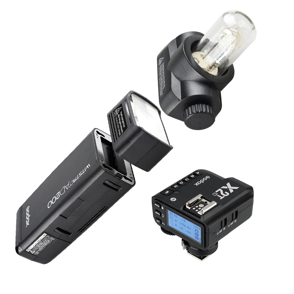 Godox AD200 карманная вспышка + триггер для вспышки комплект мини ttl Speedlite X2T C E II