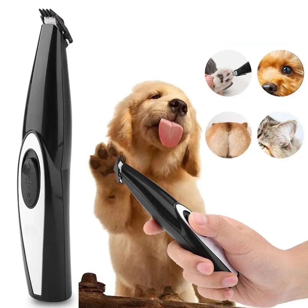 

Dog Grooming Clipper, Pet Hair Trimmer USB Rechargeable Wireless Design Low Noise for Hair Around Face, Eyes, Ears, Rump, Paws