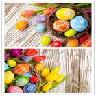 Алмазная 5D картина сделай сам, мультяшный цветок, алмазная вышивка, пасхальные яйца, картины стразы, распродажа, украшение, праздничный подарок