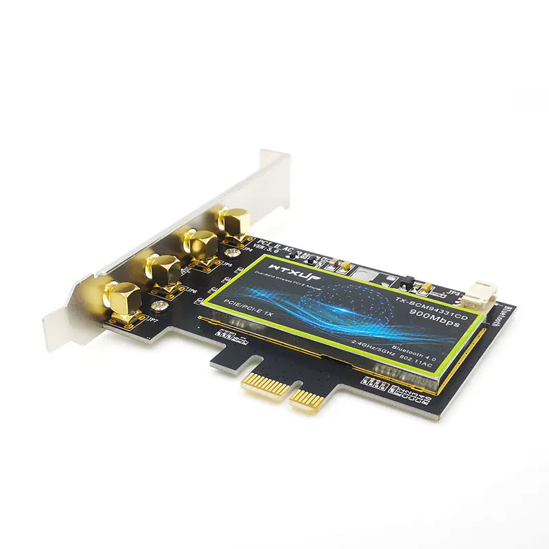 Двухдиапазонная сетевая карта BCM94331CD BCM94360CD беспроводная Wi-Fi PCIE Bluetooth 4 0 адаптер 900