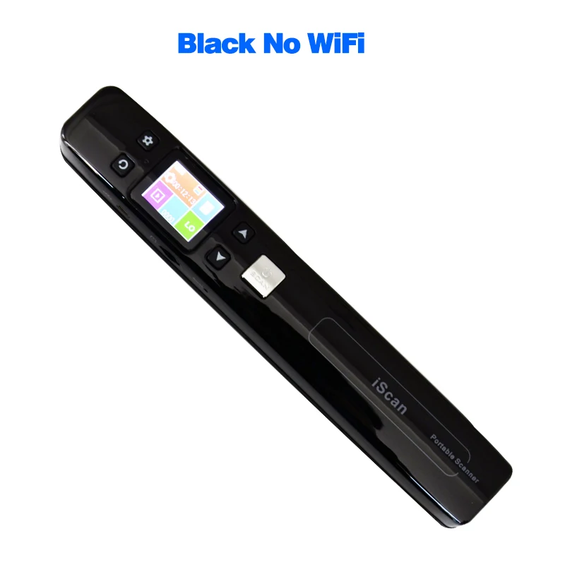 Black No WiFi Мини Iscan сканер документов и изображений A4 Размер JPG/PDF Formate Wifi 1050 dpi высокая скорость с ЖК-дисплеем встроенный аккумулятор - Цвет: Black No WiFi
