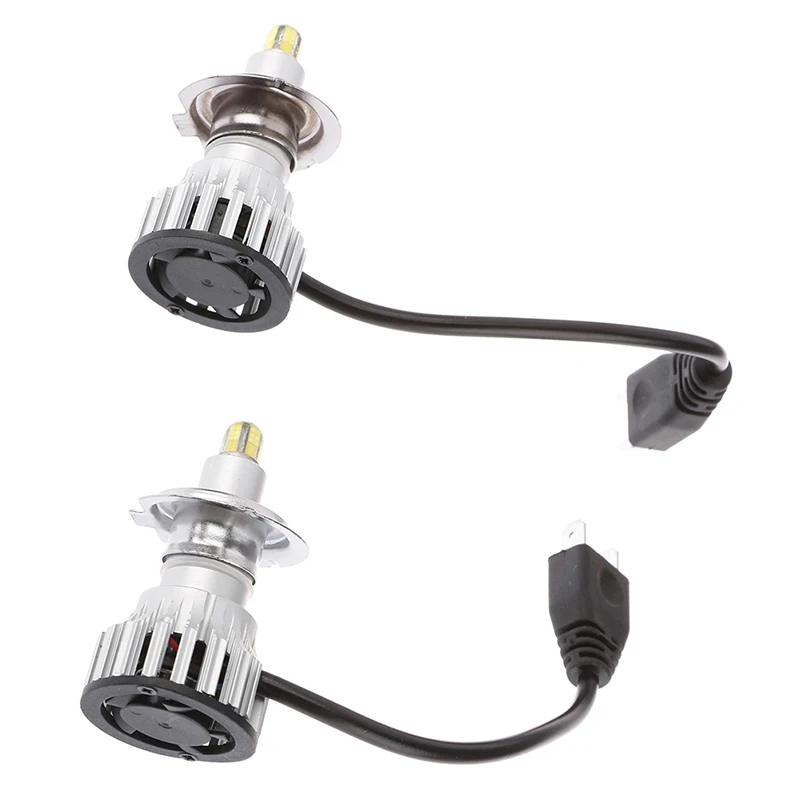 

2Pcs 24 Chips H7 LED Lamp Car Headlight Bulbs LED 360 Degree 6500K 18000LM