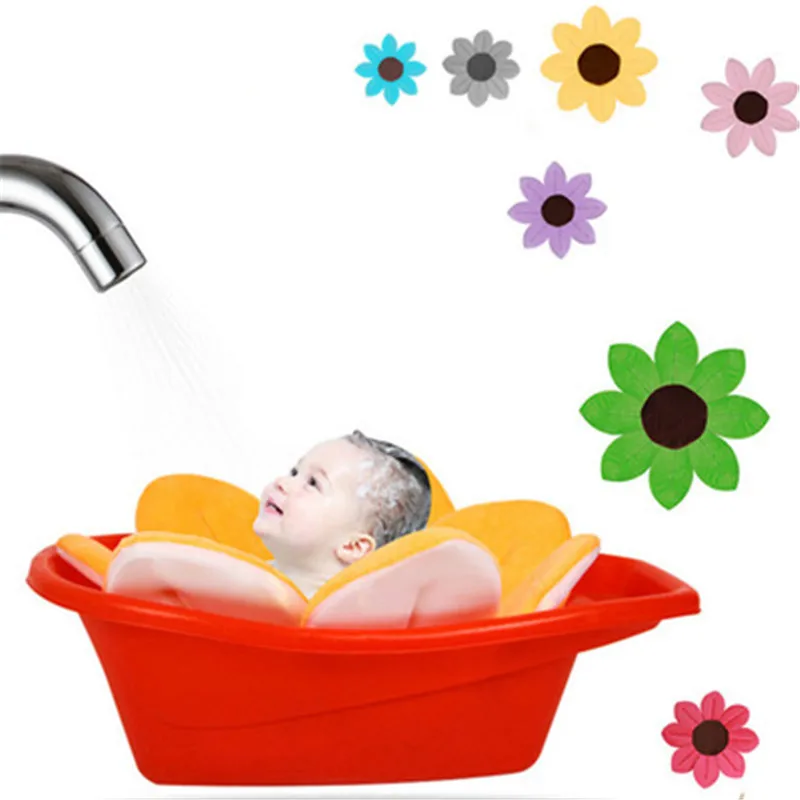 Reciern Nacido bebte flor bamino bagnera bebé plegable flor Bagno de juguete infantil de la felpa Цветочные cojin nignos nignas seguridad p