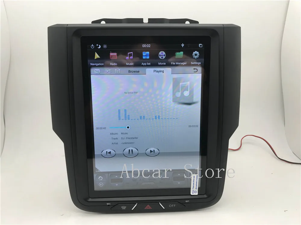 10,4 ''Tesla стиль Android 8,1 автомобильный dvd-плеер gps навигация для Dodge ram 1500- стерео CARPLAY HDMI радио авто ips PX6