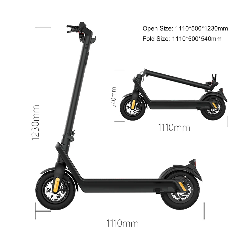 

Original kick scooters 12 AH 10AH Battery removable 8.5 inch 10 inch 700w Motor 45KM Range HX X7 X8 foldable electric Scooter