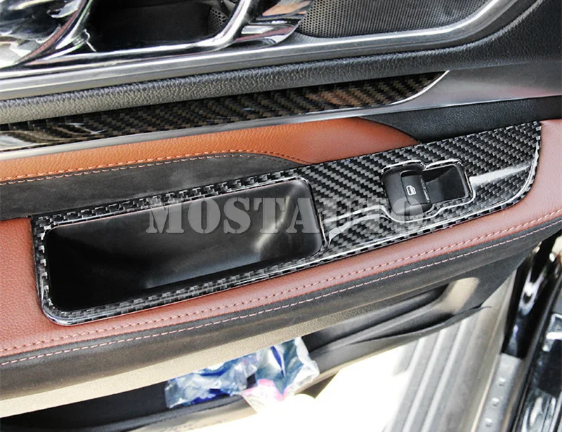 Для Ford Explorer углеродного волокна двери автомобиля подлокотник переключатель окна