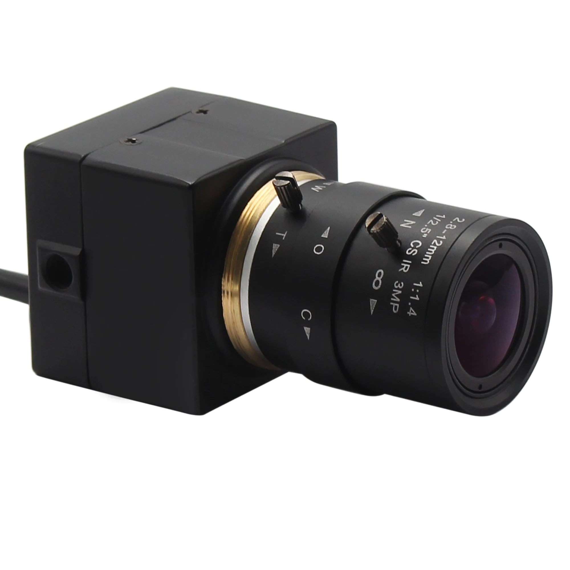 USB камера ELP YUY2 и MJPEG 720P 2 8 12 мм с ручным варифокальным креплением|video camera module|camera