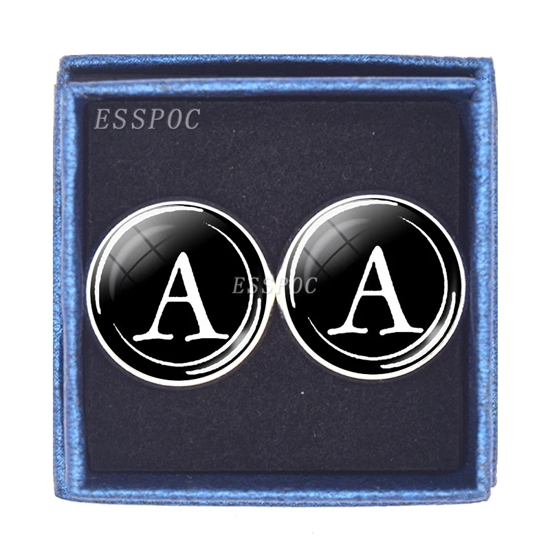 Женские запонки с буквами 26 дюймов интимный алфавит картина из стекла кабошон