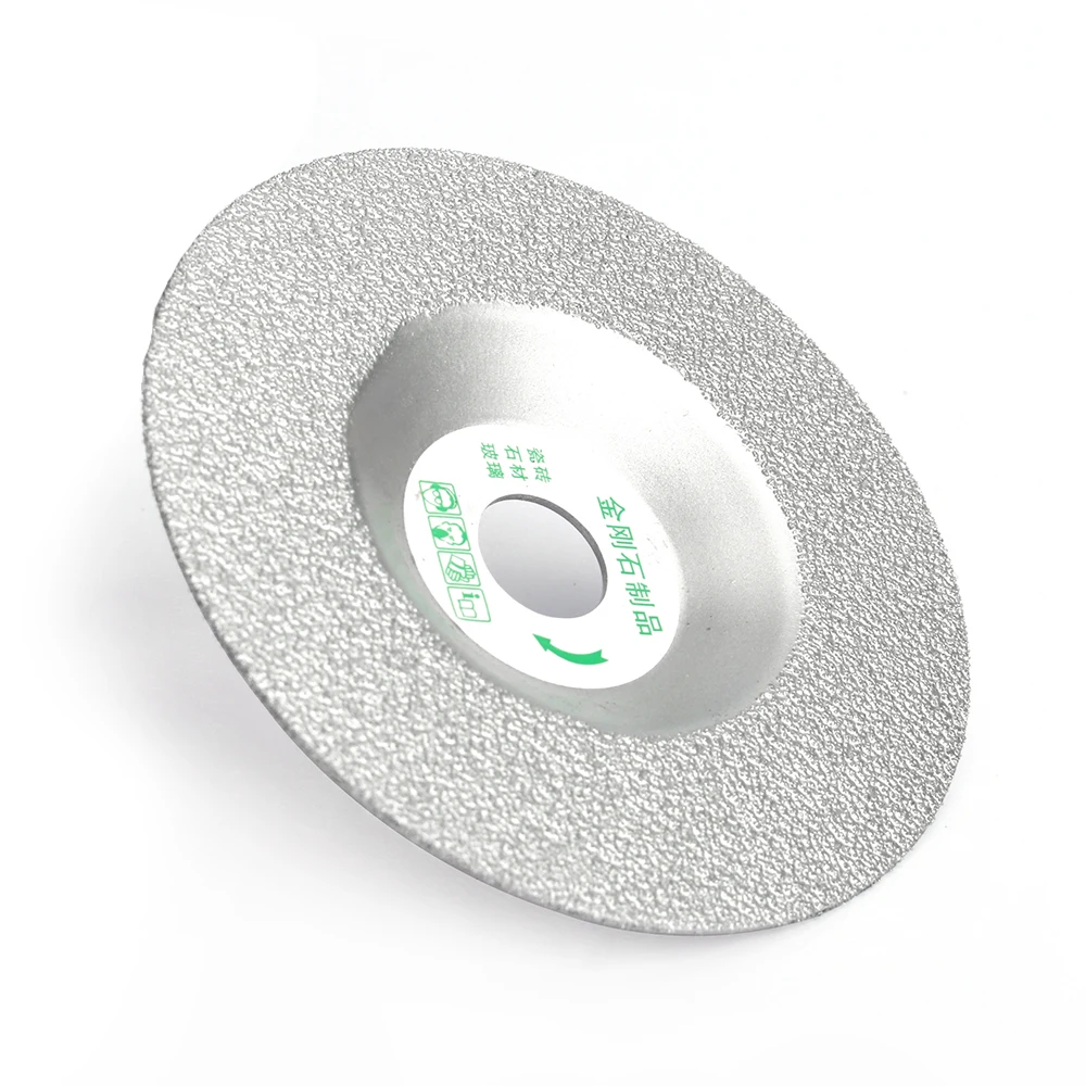 

100mm Diamond Grinding Disc Saw Blade Double Side Glass Ceramic Diamond Cutting Electroplate For Angle Grinder Rotary Tool