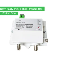 3mw catv mini micro optical transmitter ftth 47 2150mhz sc apc 1550nm oth 2013 singlemode 12v dc fiber optics transmission