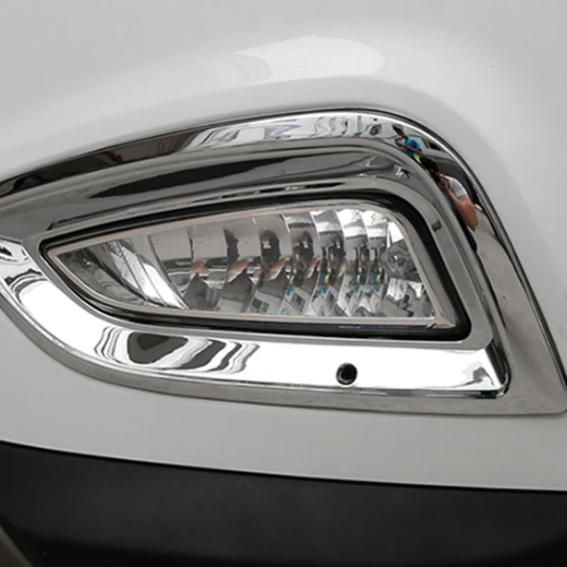 Для Hyundai Tucson IX35 2014 2015 2016 внешний ABS Хром передний светильник крышка лампы