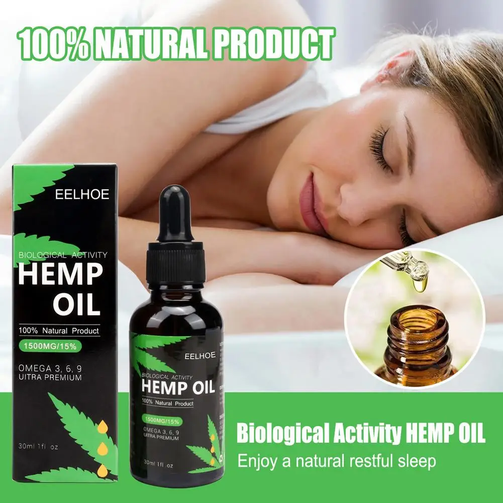 

Biological Activity Hemp Oil Plant Essential Oil Massage to soothe the nerves relieve headaches Improve Sleep Quality