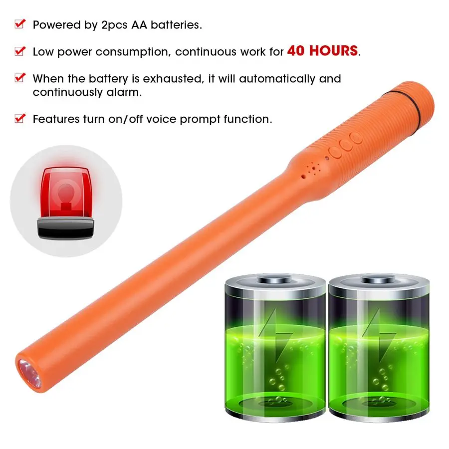 Ручной металлоискатель портативная с датчиком движения Высокочувствительный