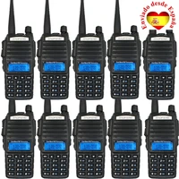 10PCS Baofeng UV-82 Dual Band 136-174 400-520MHz Walkie Talkie UV82 128 Channels Portable Radio Ships from Spian 
