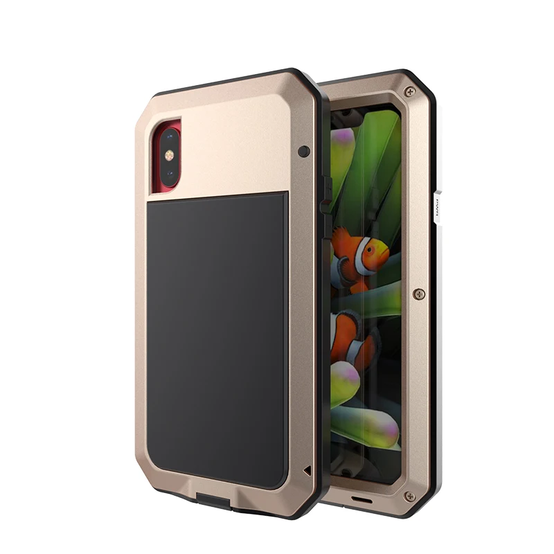 Полный защитный Роскошный металлический чехол для iPhone 11 11Pro 6S 7 Plus, противоударный чехол для samsung Galaxy Note9 S10 S9 S10Plus S8 S8Plus