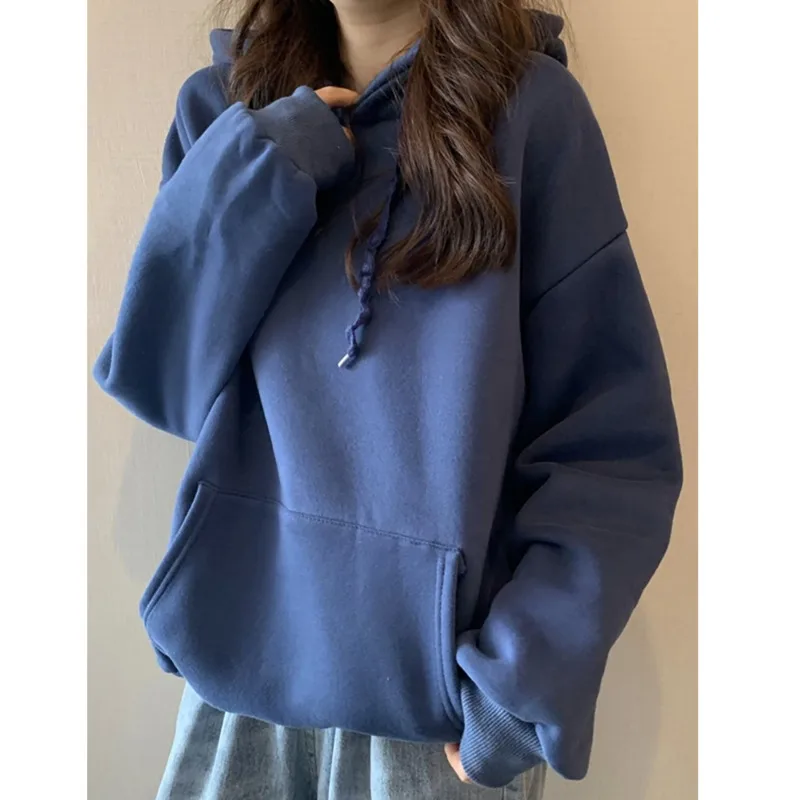 Женские толстовки осень 2021 Толстовка корейские с длинным рукавом Женское пальто
