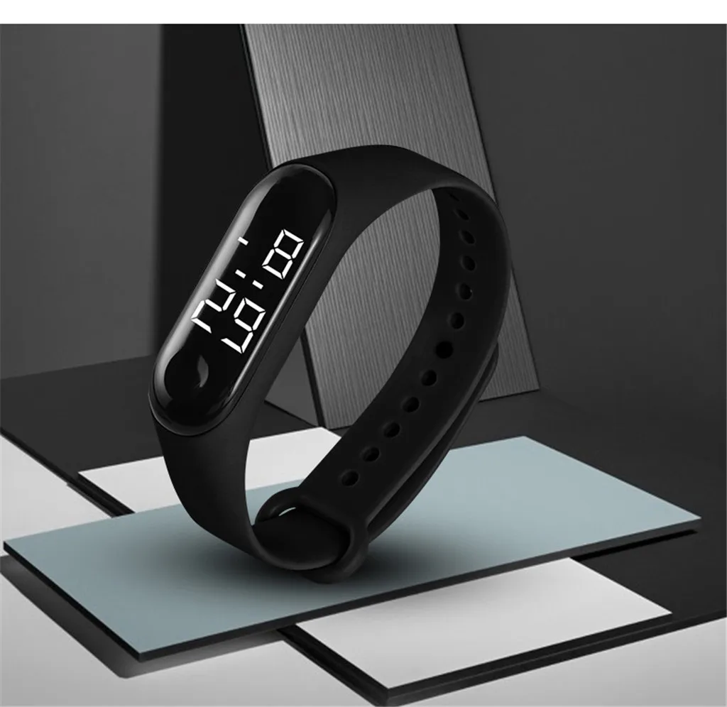 Mens Watches Automatic Waterproof Led Electronic Sports Luminous Sensor Digital Wristwatches Fashion Men Watches Relojes #S3