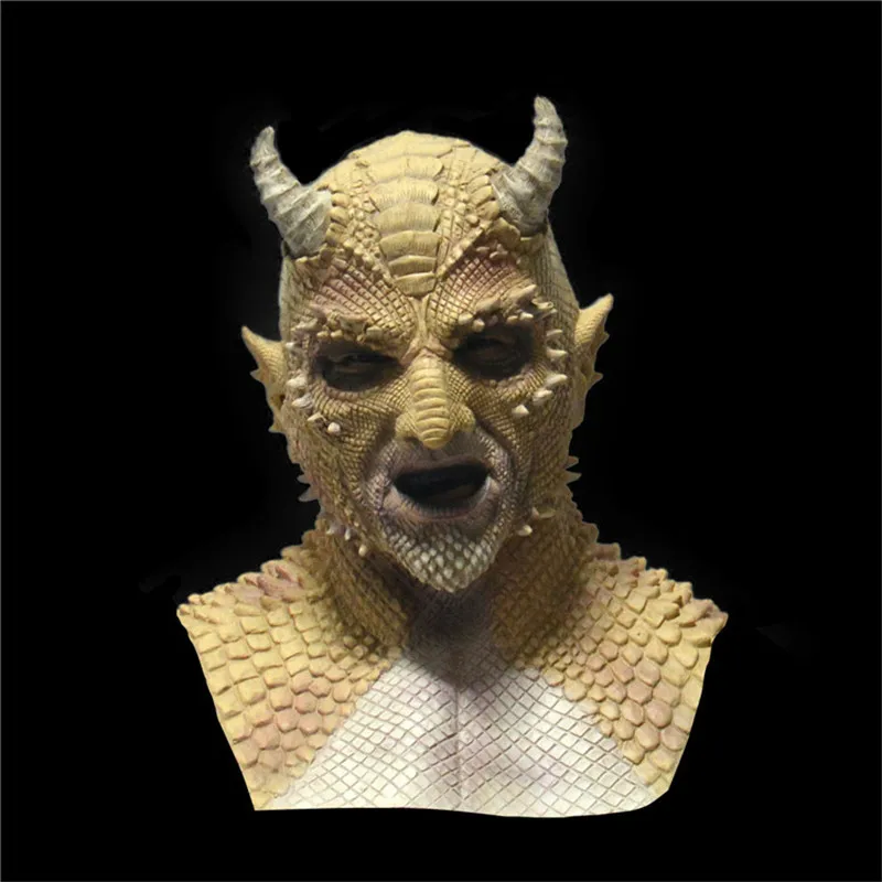 Mask2 Латексная белиальная маска демона костюм для косплея дьявол маски с перчатками Хэллоуин вечерние реквизит - Цвет: Mask2