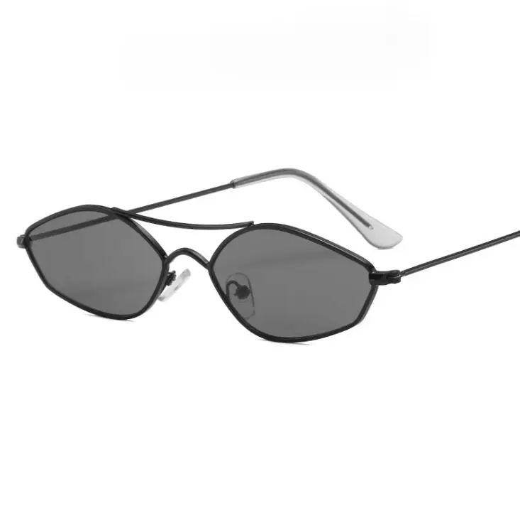 

Luxury Brand Small Rectangle Sunglasses Women 2021 Grey Pink Shades For Women Vintage Rimless Square Sunglasses Unisex UV400