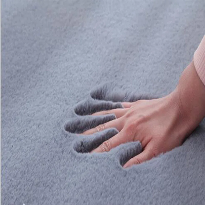 СОВРЕМЕННЫЙ ТОЛСТЫЙ прикроватный нескользящий коврик из искусственного