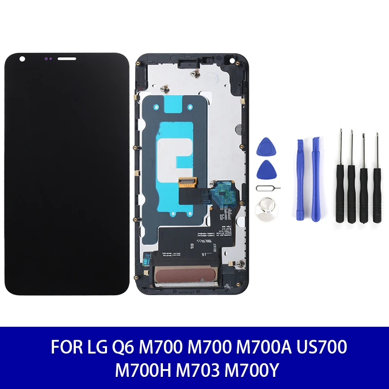 ЖК дисплей для LG Q6 M700 M700A US700 M700H M703 M700Y сенсорный экран панель дигитайзер в сборе