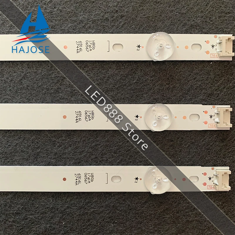 Светодиодный Подсветка лампа полосы для LG 43 &quotV16.5 ART3 2743 43lh5700 43UH603V 6916L 2744A 2743A LC430DGE FJ